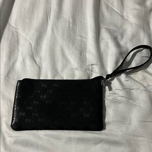 Elegant Black Wristlet Clutch